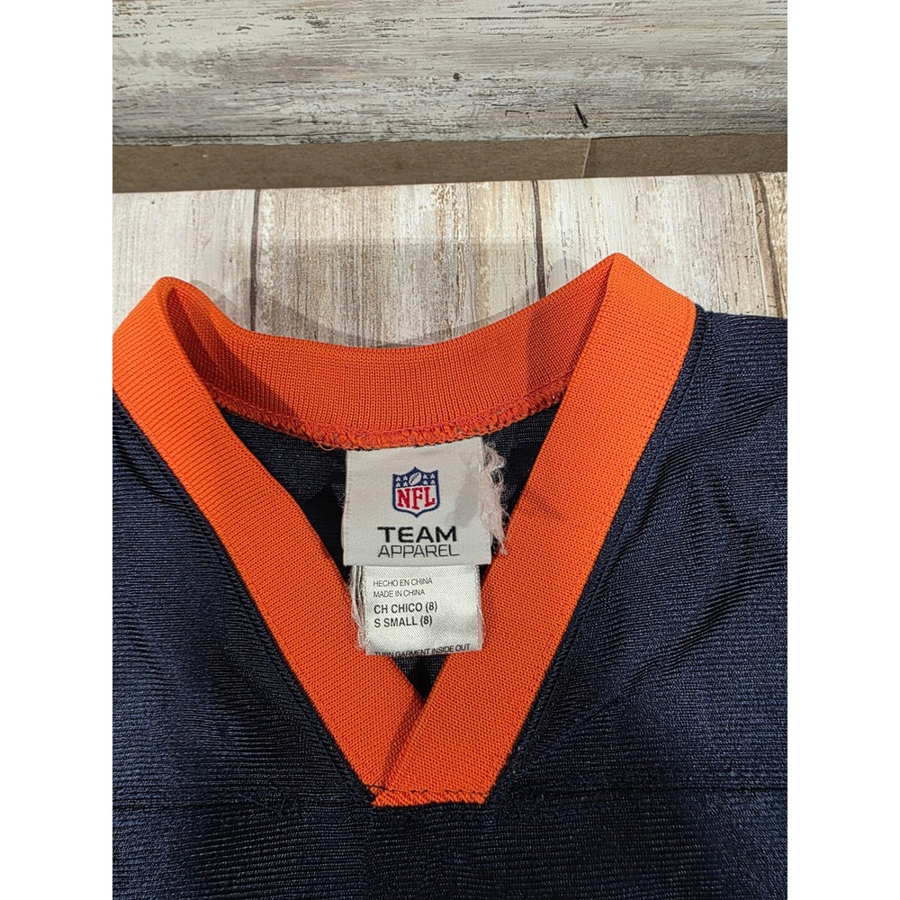 NFL Team Apparel Chicago Bears Brian Urlacher 54 Jersey Navy Blue Youth Small 8 - Picture 3 of 8